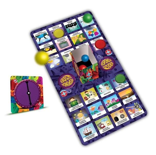 Jogo de Tabuleiro Infantil - Responda Se Puder - Estrela Imagem de Jogo de Tabuleiro Infantil - Responda Se Puder - Estrela
