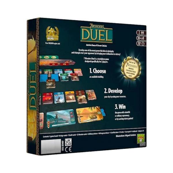 Imagem de Jogo De Tabuleiro Maravilhas Do Mundo Antigo 7 Wonders Duel