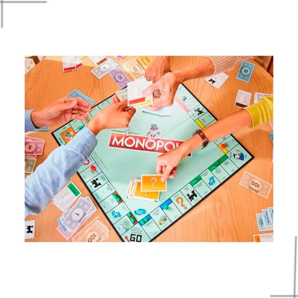 Imagem de Jogo De Tabuleiro Monopoly Clássico Hasbro C1009