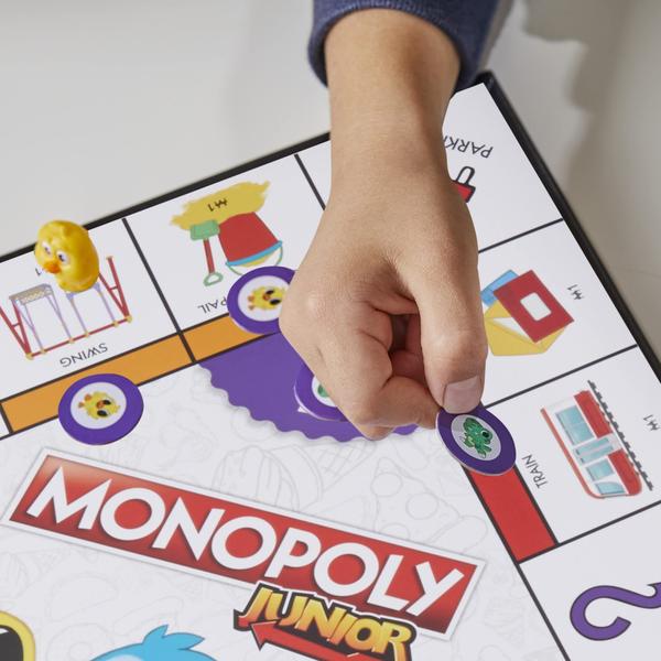 Imagem de Jogo de Tabuleiro Monopoly Junior Hasbro Gaming 2-Sided 2 Games 4+