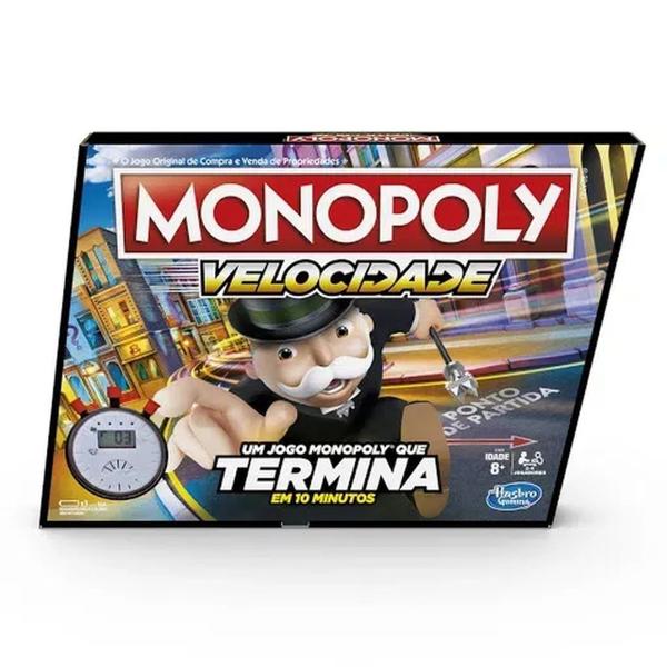 Imagem de Jogo De Tabuleiro Monopoly Speed Original - Hasbro E7033