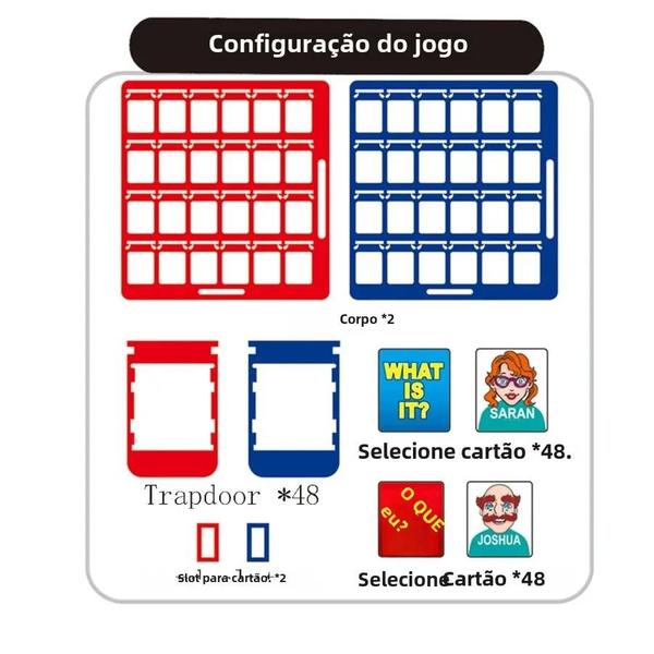 Imagem de Jogo de Tabuleiro Pai e Filho Guess Who I Am - Quebra-Cabeça Lógico Infantil