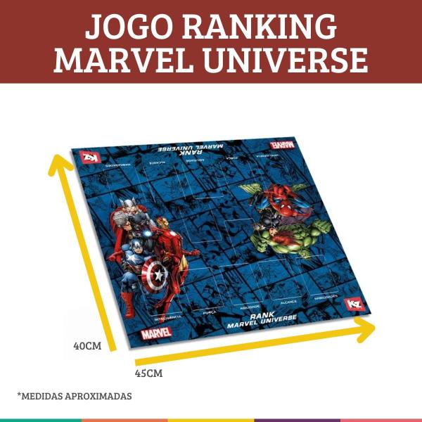 Imagem de Jogo De Tabuleiro Rank Marvel Universe Estratégia Elka