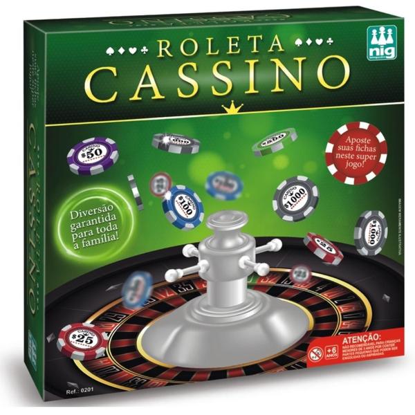 Imagem de Jogo de Tabuleiro Roleta Cassino - Ref 0201 Nig Brinquedos