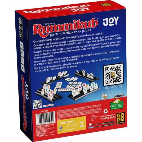 Jogo de Tabuleiro Rummikub Joy - Grow Imagem de Jogo de Tabuleiro Rummikub Joy - Grow