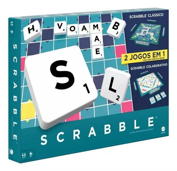 Imagem de Jogo De Tabuleiro Scrabble 2 em 1 Colaborativo Mattel -HXW07