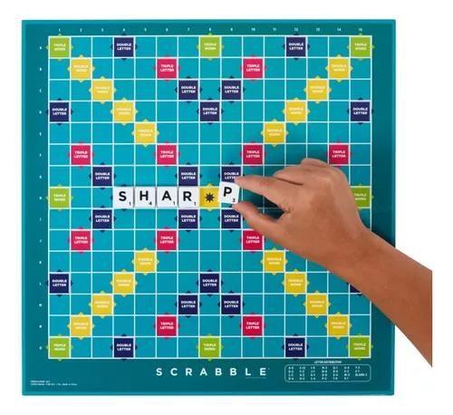 Imagem de Jogo De Tabuleiro Scrabble 2 Em 1 Palavras Cruzadas - Mattel HXW07