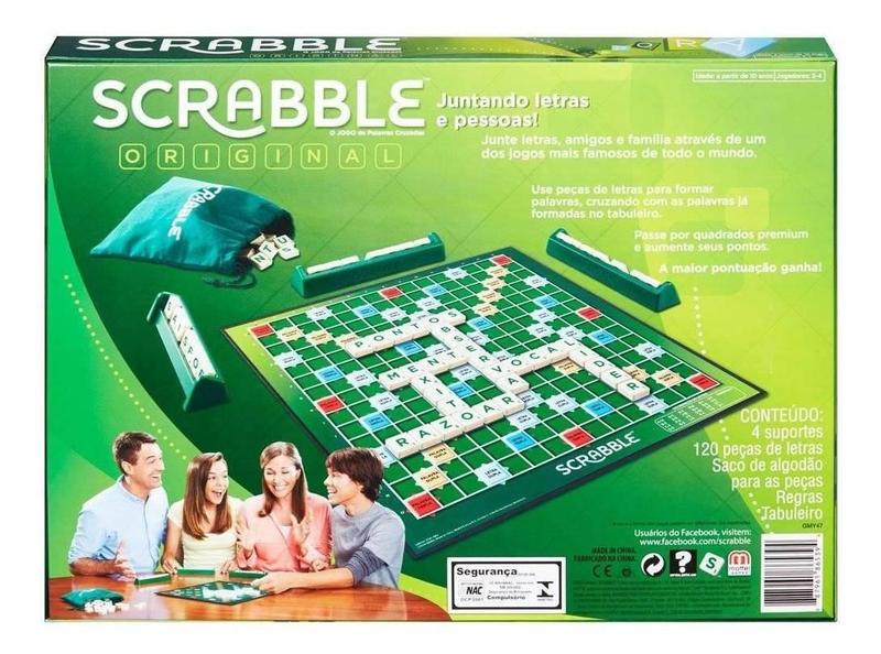 Imagem de Jogo De Tabuleiro Scrabble  Da Mattel Games