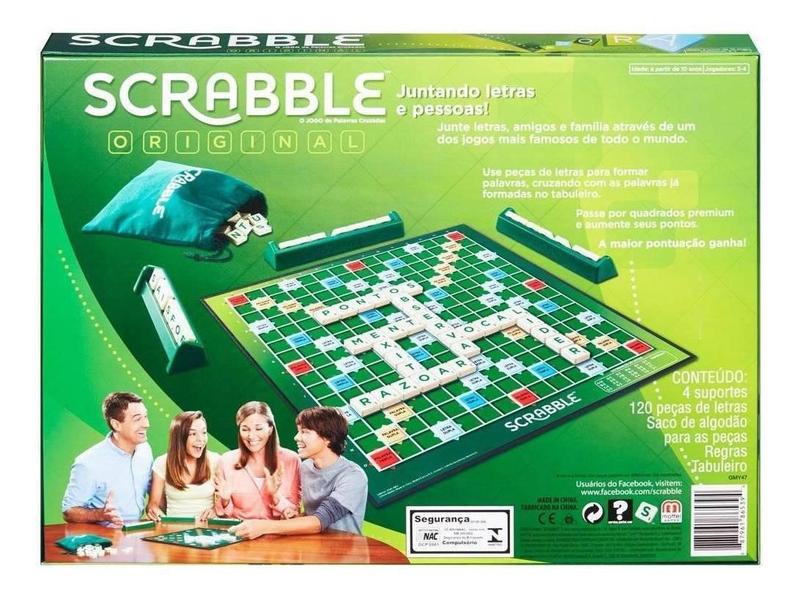 Jogo De Tabuleiro Scrabble Da Mattel Games Imagem de Jogo De Tabuleiro Scrabble Da Mattel Games