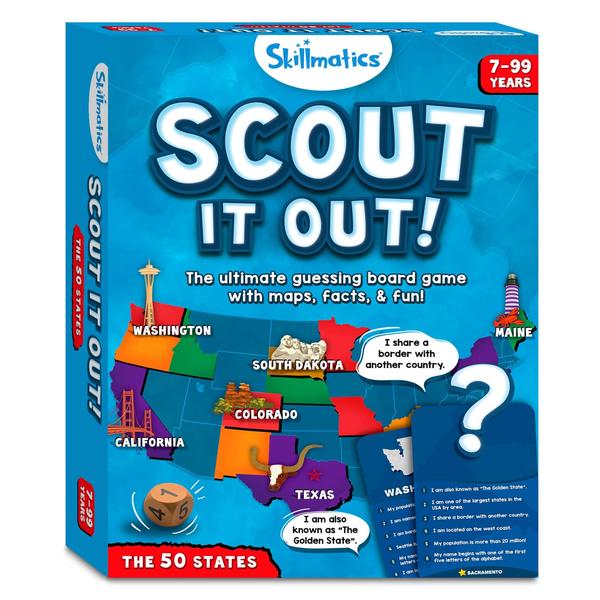 Imagem de Jogo de tabuleiro Skillmatics Scout It Out 50 States  Mais de 7 anos