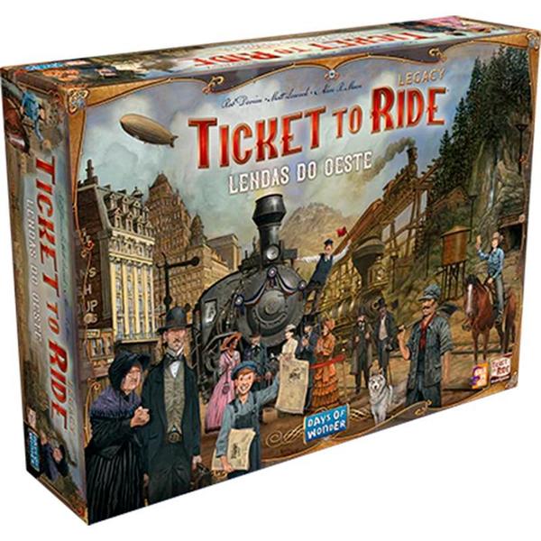 Jogo de tabuleiro ticket to ride lendas do oeste galápagos - ttr401 Imagem de Jogo de tabuleiro ticket to ride lendas do oeste galápagos - ttr401