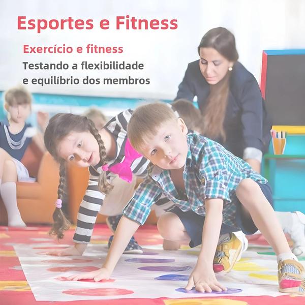 Imagem de Jogo de Tabuleiro Torça Move Mat - Divertido para Família e Crianças