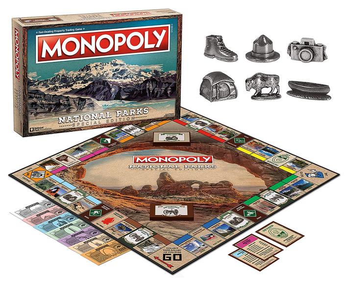 Imagem de Jogo de tabuleiro USAOPOLY Monopoly National Parks Edição 2020