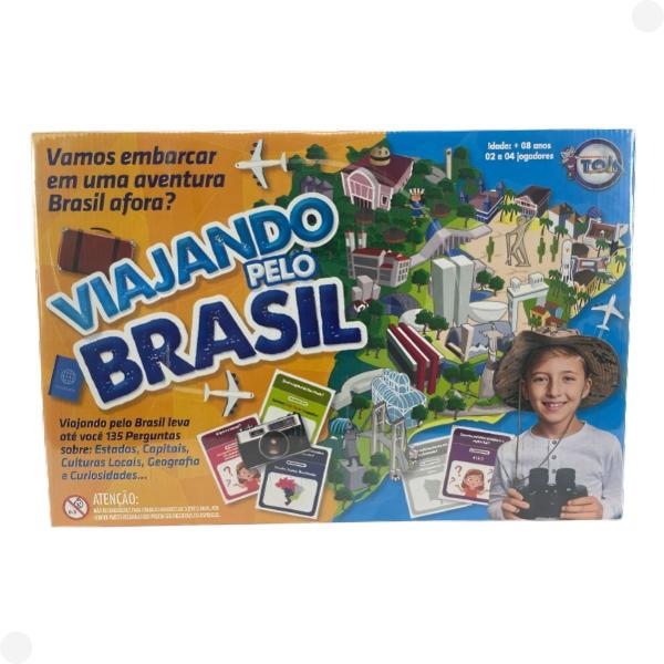 Imagem de Jogo de Tabuleiro Viajando Pelo Brasil 12191 - Toia Brinquedos