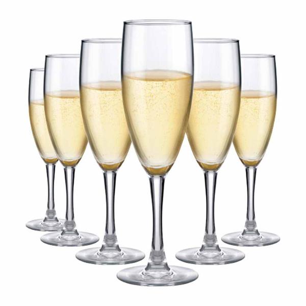 Imagem de Jogo de Taças Champagne Bourbon Temp. Vidro 150ml 6 Pcs