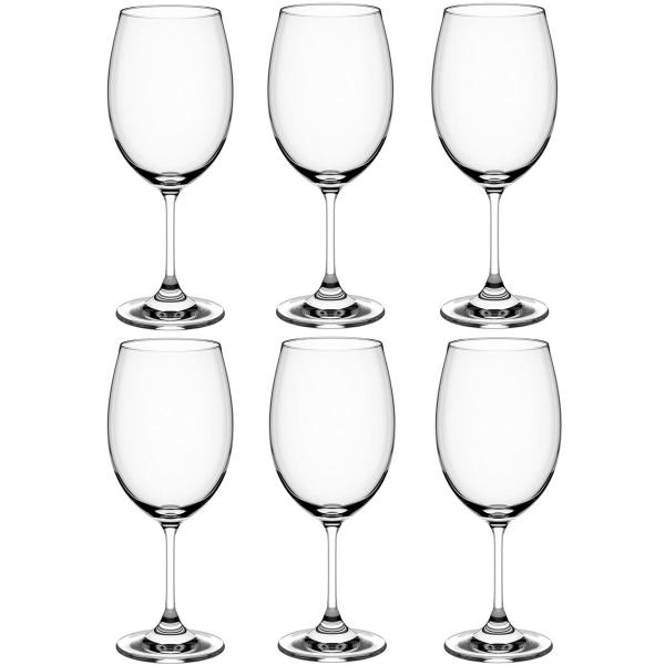 Imagem de Jogo de Taças de Vinho Cristal 6 Peças Taças Para Vinho 450ml Transparente Sense