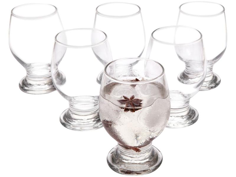 Jogo de Taças para Água e Suco de Vidro 250ml - 6 Peças Nadir Paulista Jogo de Taças para Água e Suco de Vidro 250ml - 6 Peças Nadir Paulista