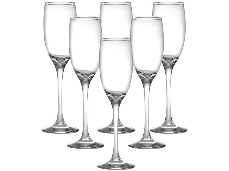 Jogo de Taças para Champanhe Vidro 6 Peças 190ml - Nadir Barone Jogo de Taças para Champanhe Vidro 6 Peças 190ml - Nadir Barone