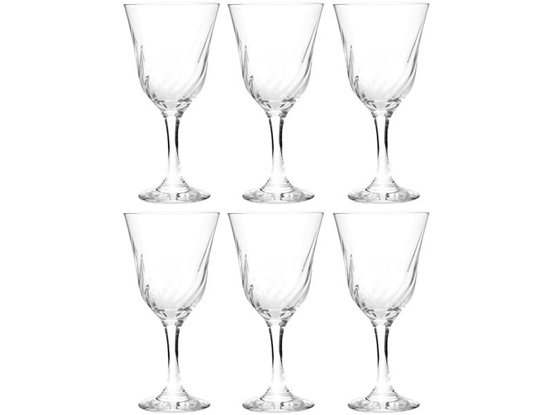 Jogo de Taças para Vinho Vidro 6 Peças 250ml - Nadir LĂrio Jogo de Taças para Vinho Vidro 6 Peças 250ml - Nadir LĂrio