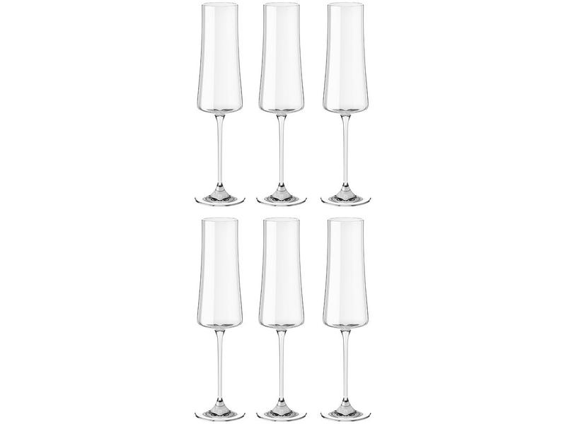 Jogo de Taças Transparente 210ml 6 Peças Haus Concept Pleasure