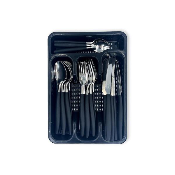 Imagem de Jogo De Talheres Atacado Kit Faqueiro Inox Varias Cores