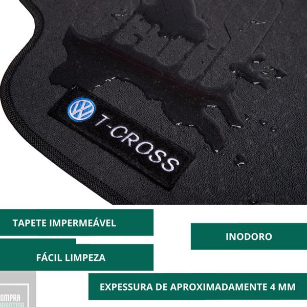 Imagem de Jogo De Tapete Impermeável Específico T-cross Vw 2019 A 2023