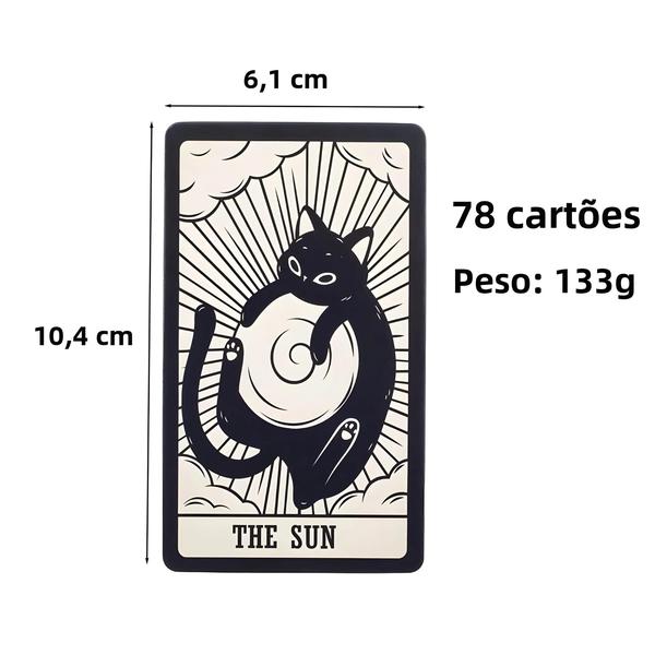 Imagem de Jogo de Tarot com 78 Cartas - Oráculo para Adivinhação e Entretenimento Familiar