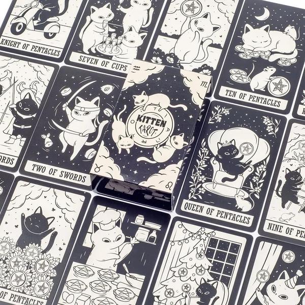 Imagem de Jogo de Tarot com 78 Cartas - Oráculo para Adivinhação e Entretenimento Familiar