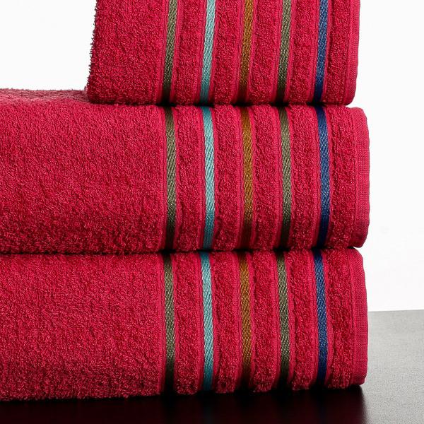 Imagem de Jogo de toalhas 4 peças village vermelha
