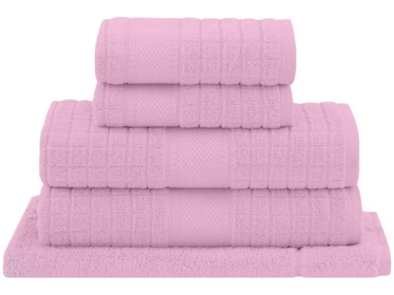 Jogo de Toalhas Buddemeyer 100% Algodão Delicata Air Cotton Jacquard Felpa Rosa 5 Peças Jogo de Toalhas Buddemeyer 100% Algodão Delicata Air Cotton Jacquard Felpa Rosa 5 Peças