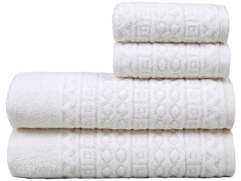 Jogo de Toalhas de Banho Atlântica 100% Algodão Sofisticata Cosmopolitan Off White 4 Peças Jogo de Toalhas de Banho Atlântica 100% Algodão Sofisticata Cosmopolitan Off White 4 Peças