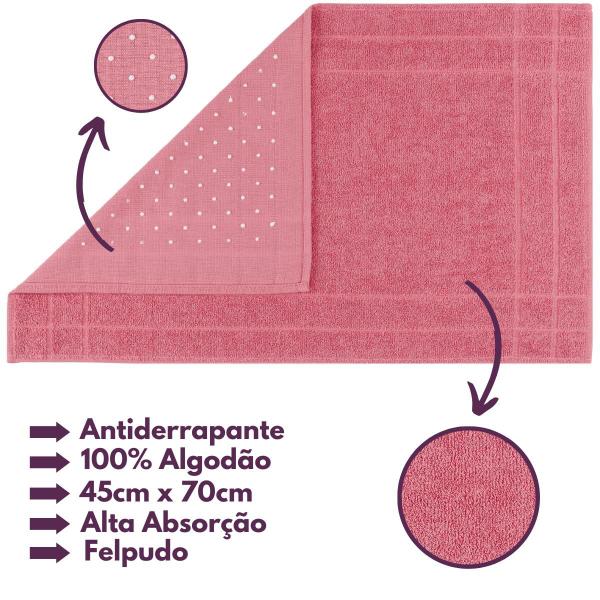 Imagem de Jogo de Toalhas De Banho Super Luxuosas Gigante Grossa + Tapete Antiderrapante