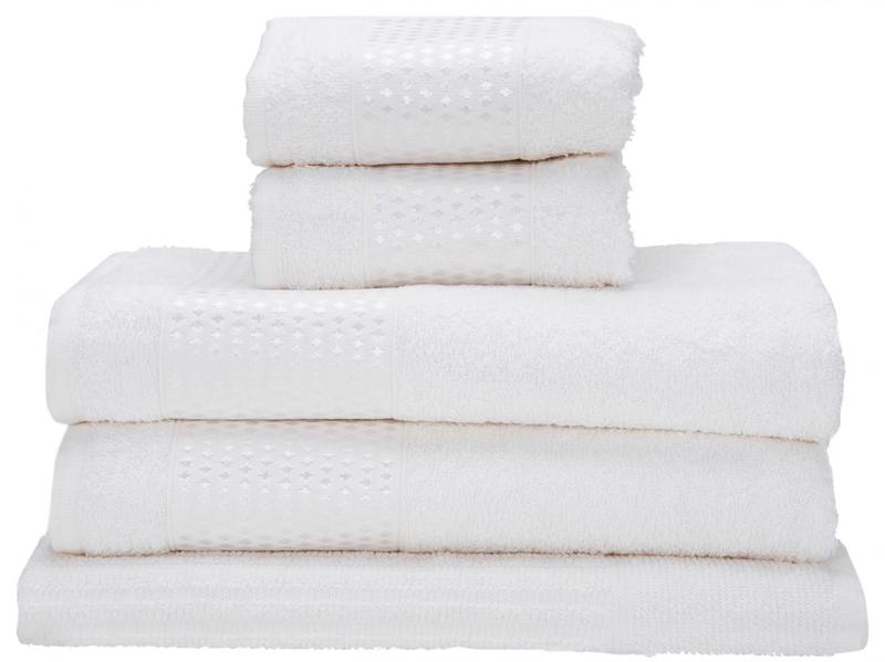 Jogo de Toalhas Felpuda Tecelagem Atlântica Eireli - Sofisticata Luna Off White 5 Peças Jogo de Toalhas Felpuda Tecelagem Atlântica Eireli - Sofisticata Luna Off White 5 Peças