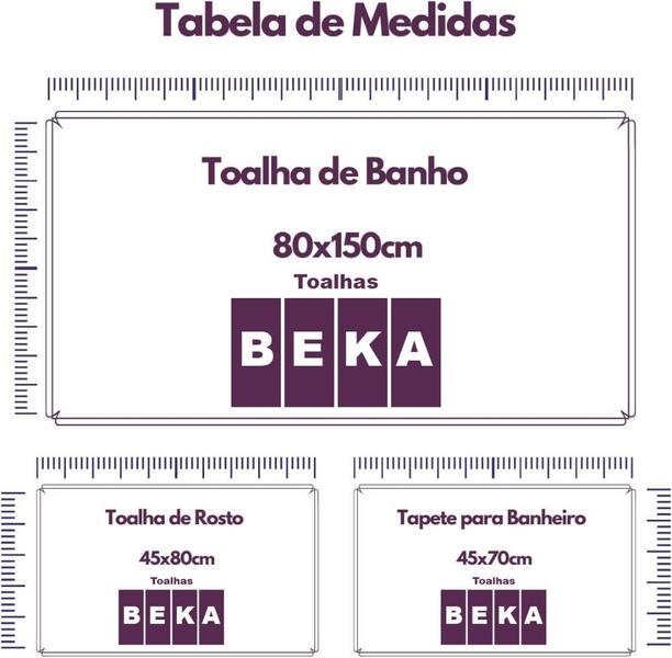 Imagem de Jogo de Toalhas Gigante Itália Soft 2 Banhão + 2 Rosto + 2 Tapete Luxo 100% Algodão - Azul