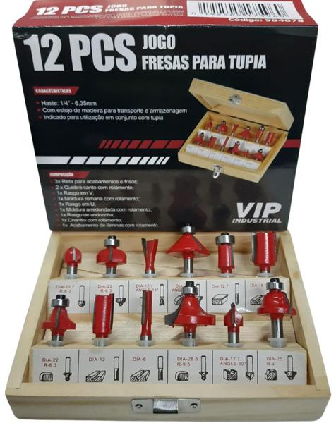 Imagem de Jogo de tupia 12pcs 1/4