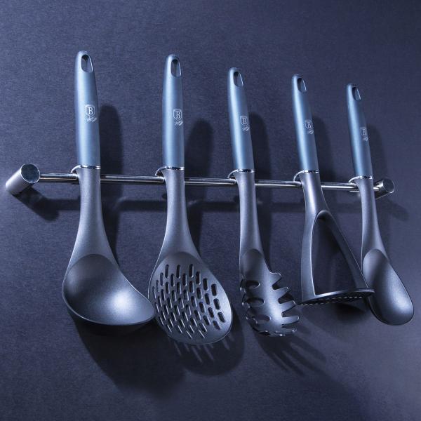 Imagem de Jogo de Utensílios Cozinha 7 pçs Aquamarine Berlinger Haus Utensílios Cozinha alta qualidade Ergonômicos