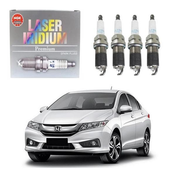 Imagem de Jogo de Velas de Ignição Original NGK Iridium - Honda City 1.5 de 2014 a 2021 - DIFR6D11D