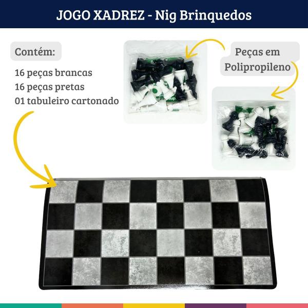 Imagem de Jogo de Xadrez Desenvolvimento de Raciocínio e Memória Nig