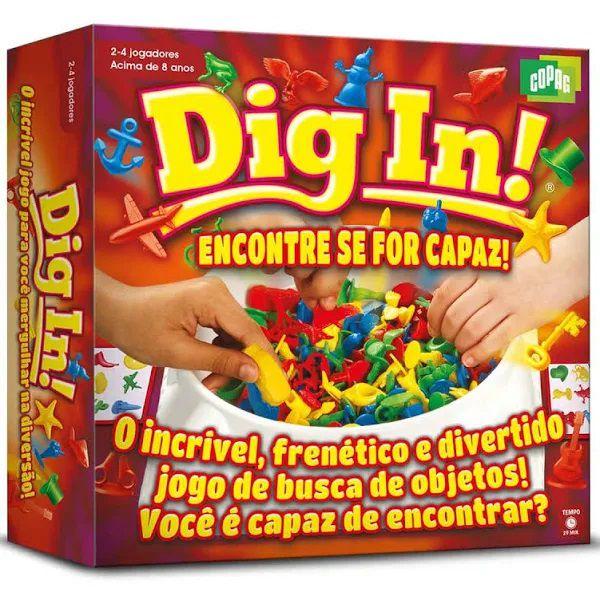 Jogo DIG IN Encontre SE FOR Capaz Copag 31092 Imagem de Jogo DIG IN Encontre SE FOR Capaz Copag 31092