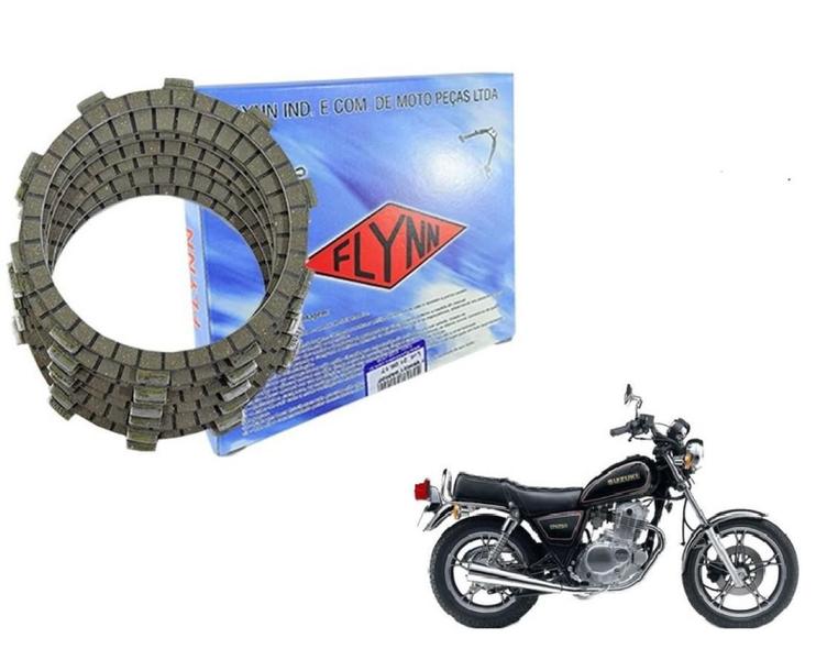 Imagem de Jogo Disco Embreagem Flynn Suzuki Intruder 250 5 Discos