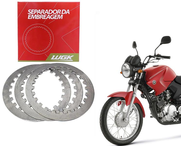 Jogo Disco Separador Embreagem Wgk Xtz 150 Crosser Fazer Factor 150 Imagem de Jogo Disco Separador Embreagem Wgk Xtz 150 Crosser Fazer Factor 150
