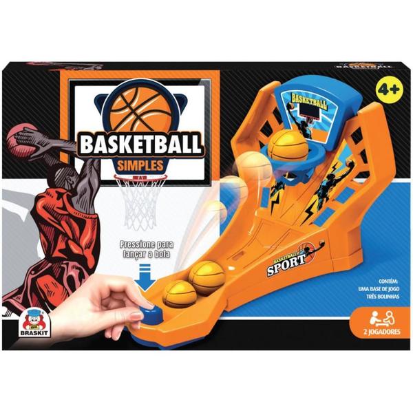 Jogo Diverso Basketball Simples com Bola - Braskit Imagem de Jogo Diverso Basketball Simples com Bola