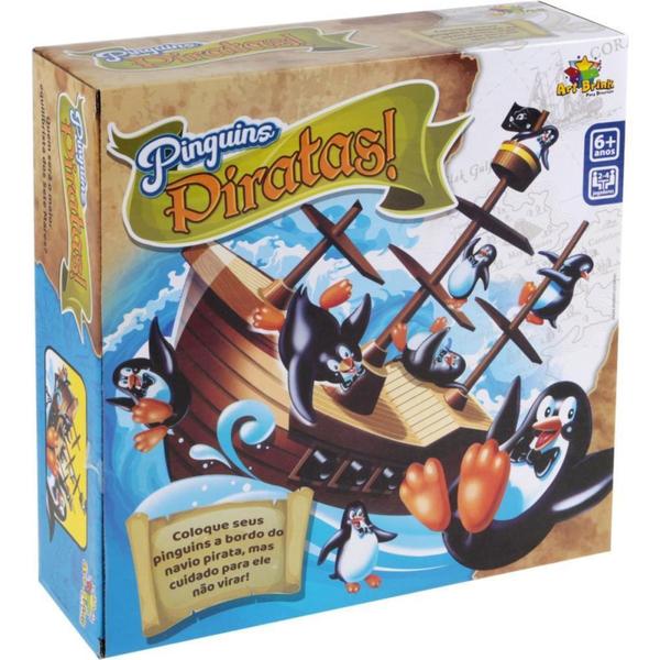 Imagem de Jogo diverso navio equilibrista do pinguim - ART BRINK