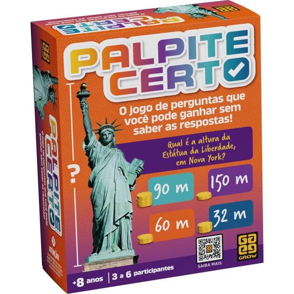 Jogo Diverso Palpite Certo - GROW Imagem de Jogo Diverso Palpite Certo