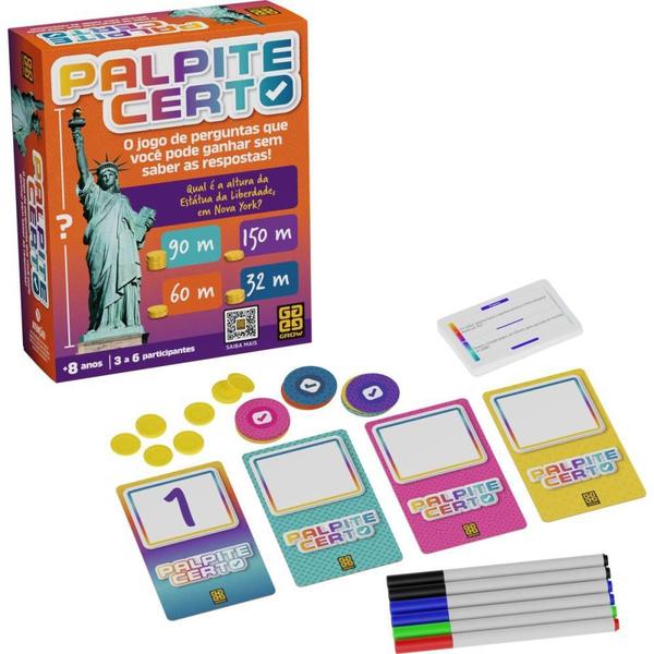 Jogo Diverso Palpite Certo - GROW Imagem de Jogo Diverso Palpite Certo
