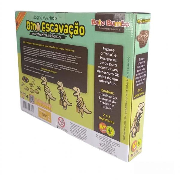 Jogo divertido dino escavação - bate bumbo Imagem de Jogo divertido dino escavação - bate bumbo