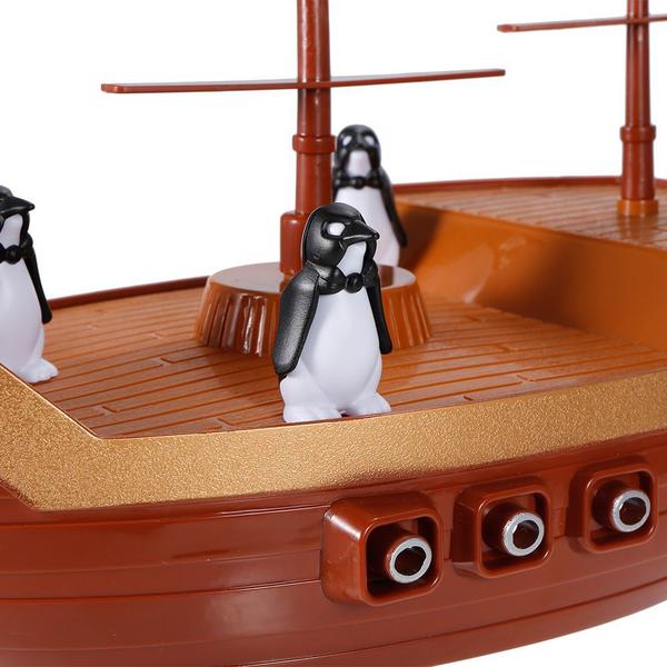 Imagem de Jogo Divertido Para Crianças Barco Pirata Equilibrar Pinguim - Braskit