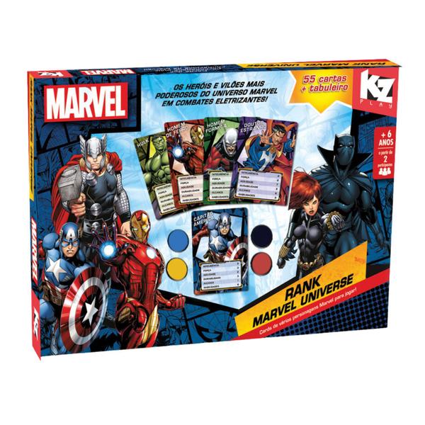 Imagem de Jogo Divertido Rank Marvel Universe Com Cartas Para Duelar