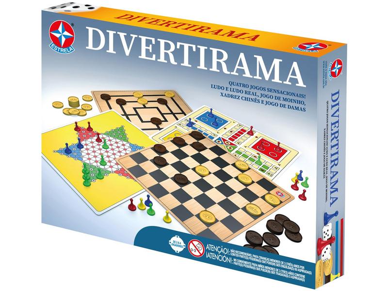 Jogo Divertirama de Tabuleiro Estrela Imagem de Jogo Divertirama de Tabuleiro Estrela