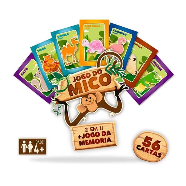 Imagem de Jogo do Mico 2 em 1 Pais e Filhos - 7531-1